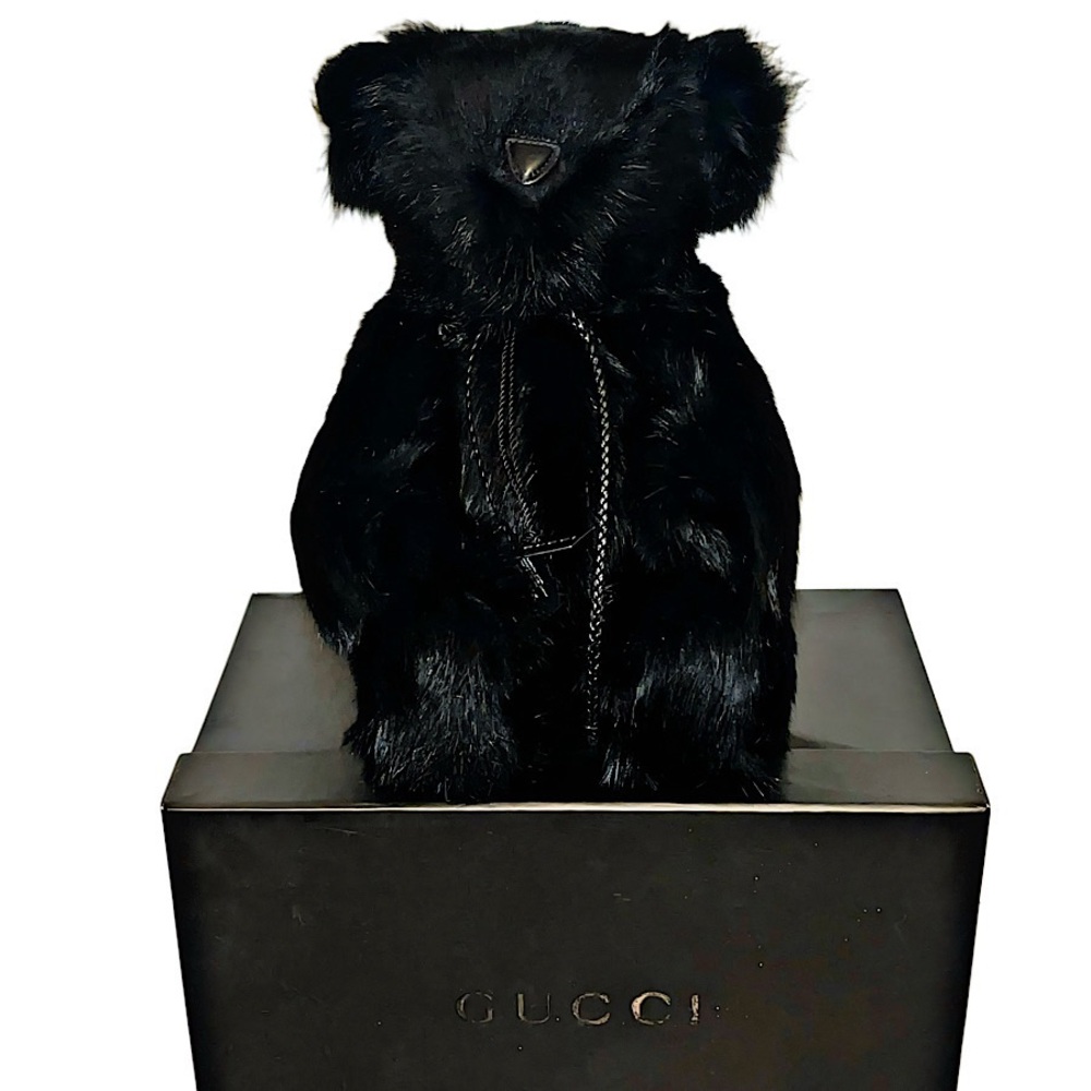 Authentic Gucci Tom Ford Limited Edition Rabbit Fur Teddy Bear